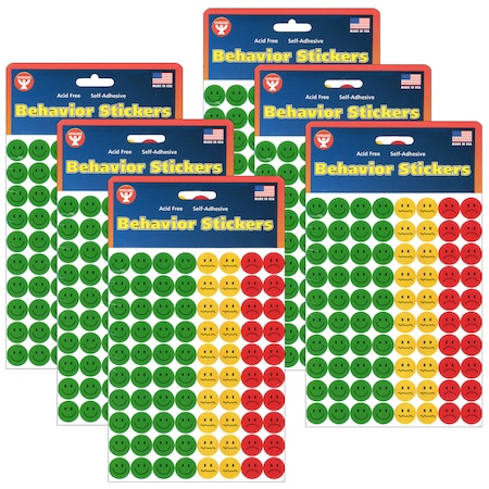 Hygloss Products Behavior Stickers, 0.5in, PK1920 41825